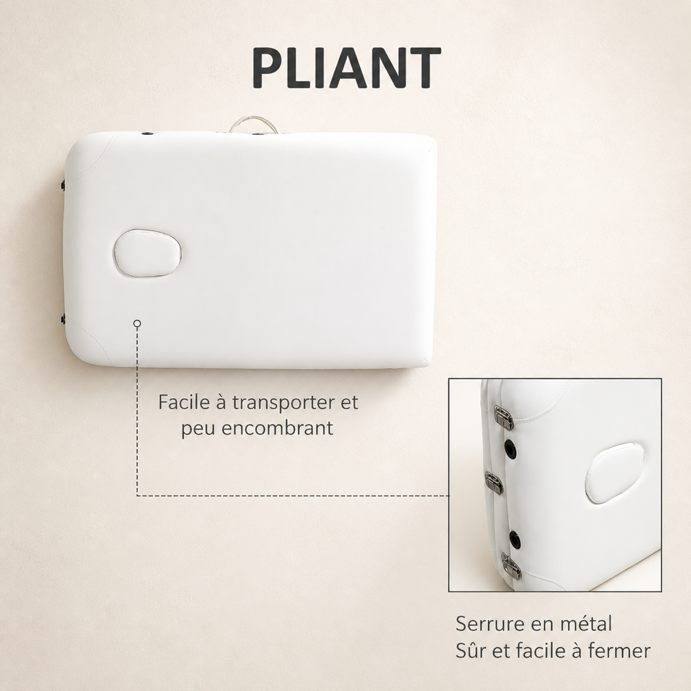 Blanc | Table de massage