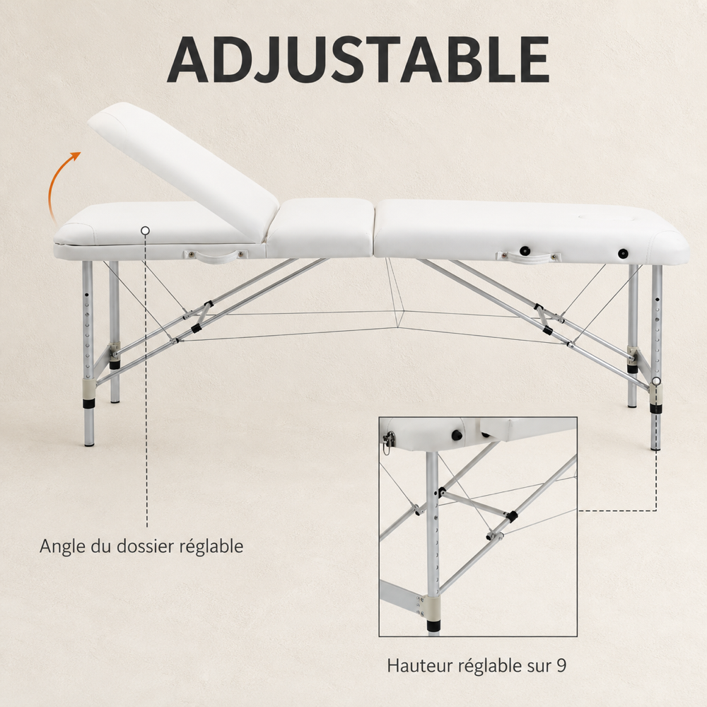 Blanc | Table de massage