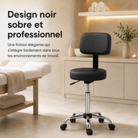 Noir | Tabouret de massage