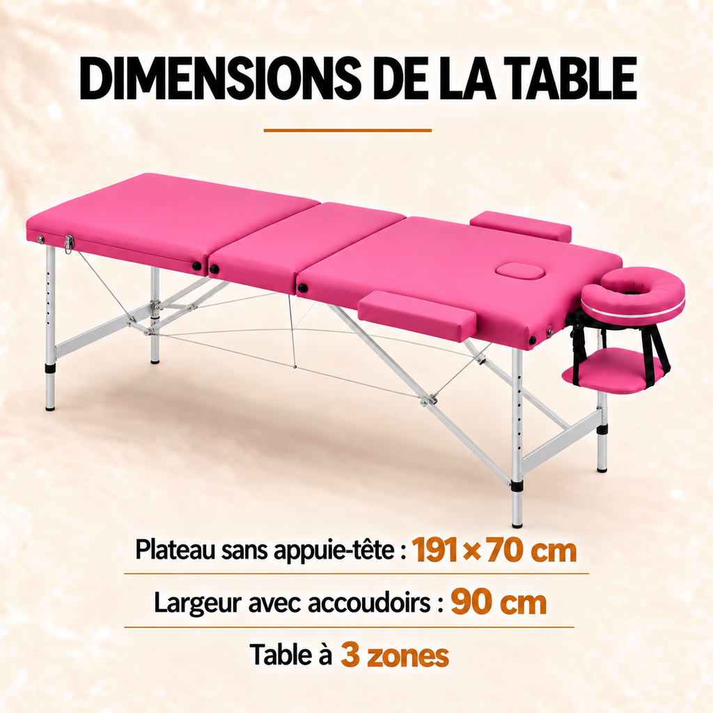 Rose | Table de massage