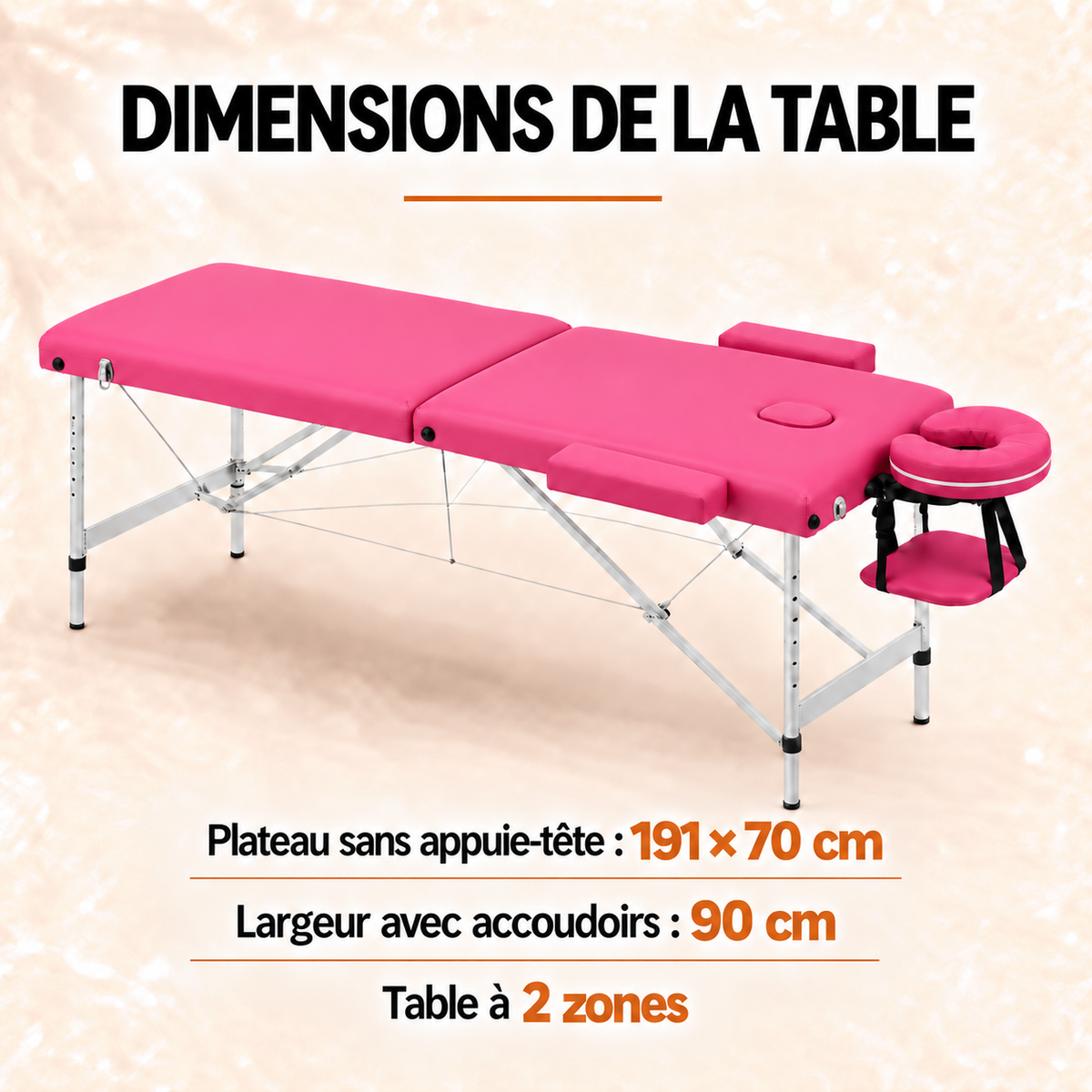 Rose | Table de massage