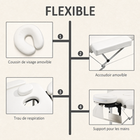 Blanc | Table de massage