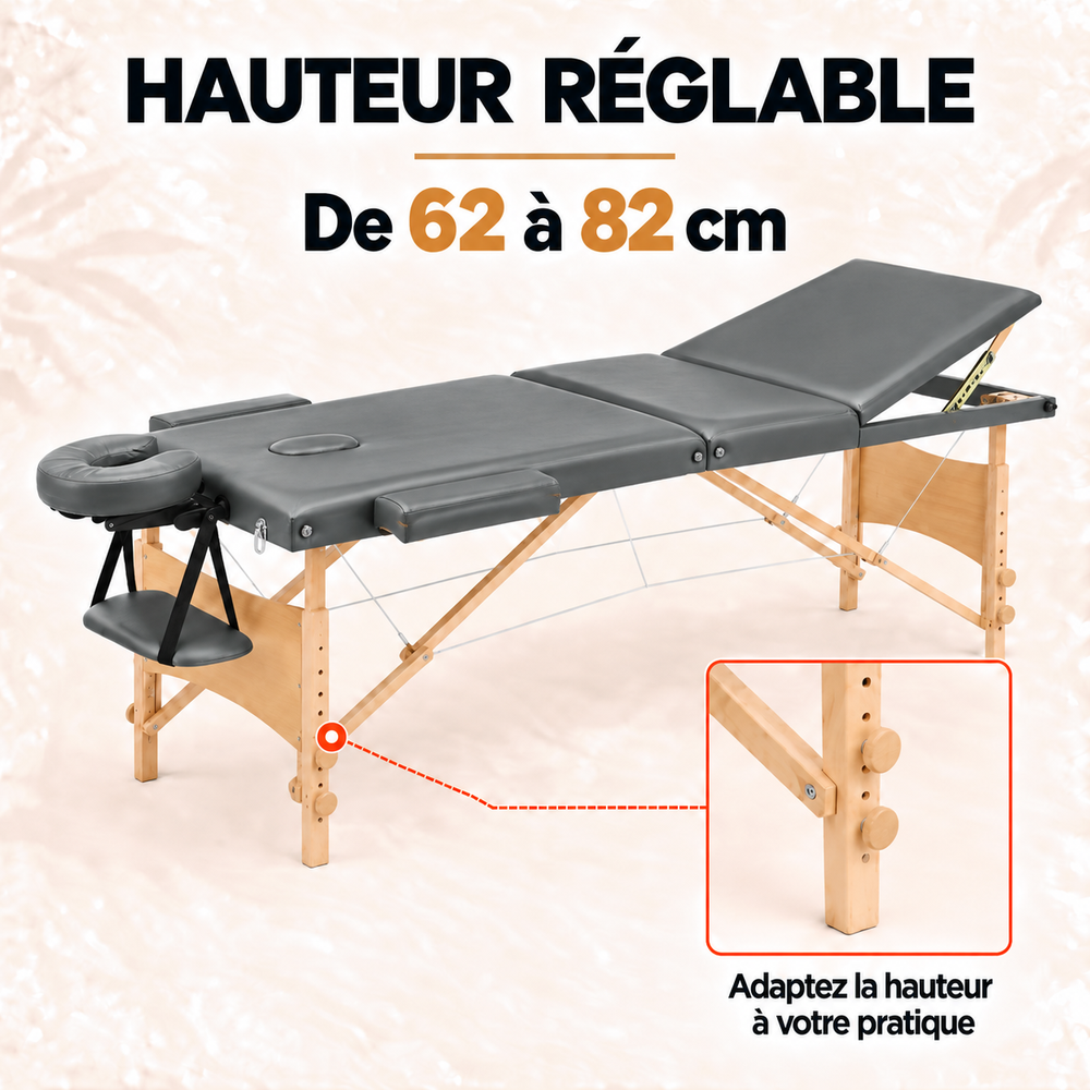 Anthracite | Table de massage