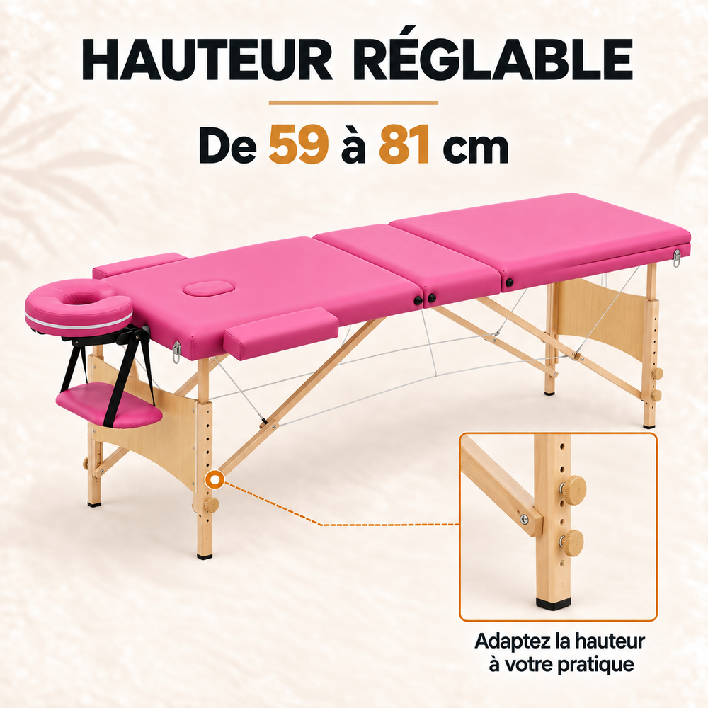 Rose | Table de massage