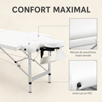 Blanc | Table de massage