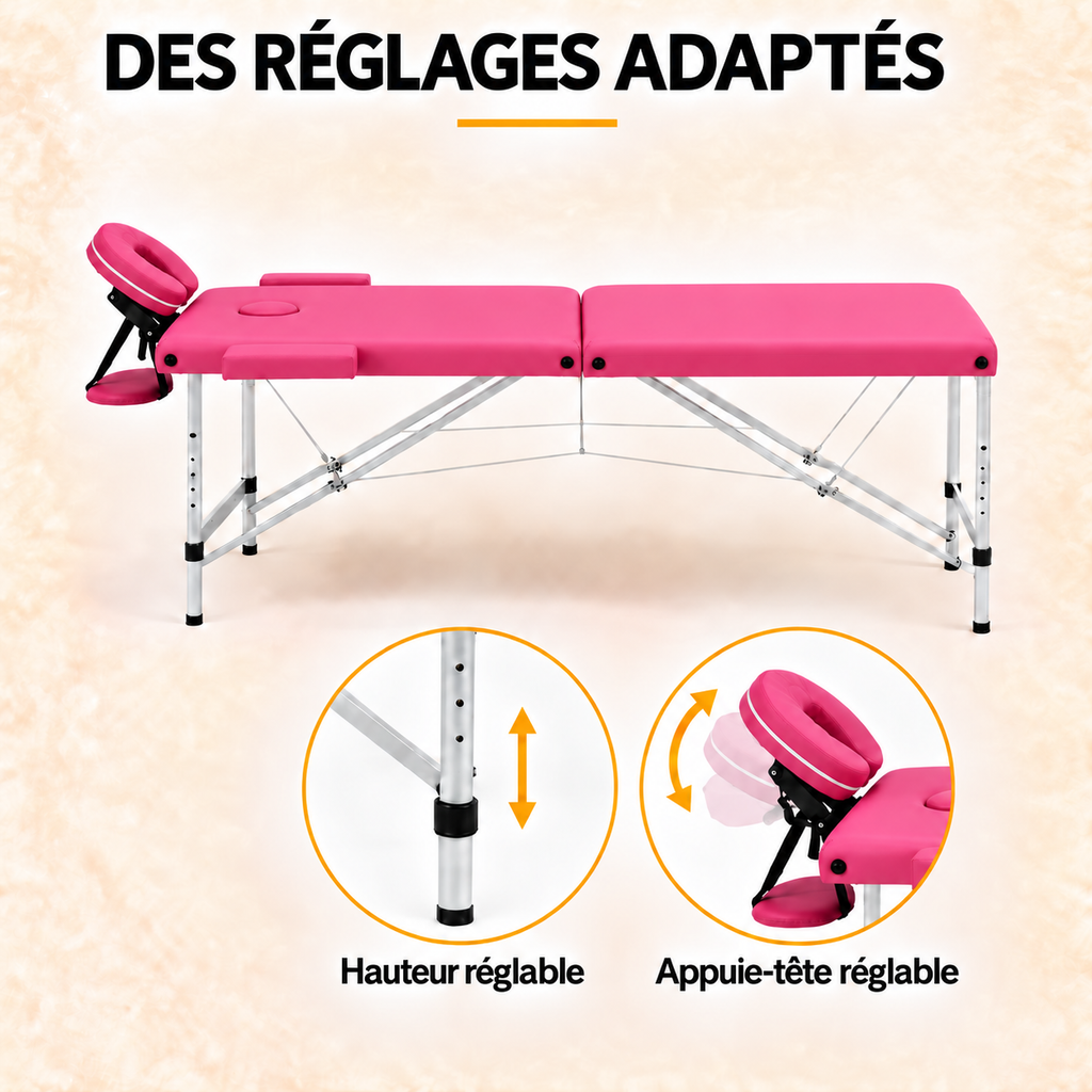 Rose | Table de massage