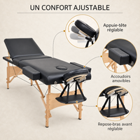 Noir | Table de massage
