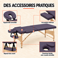 Violet | Table de massage