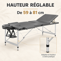 Anthracite | Table de massage