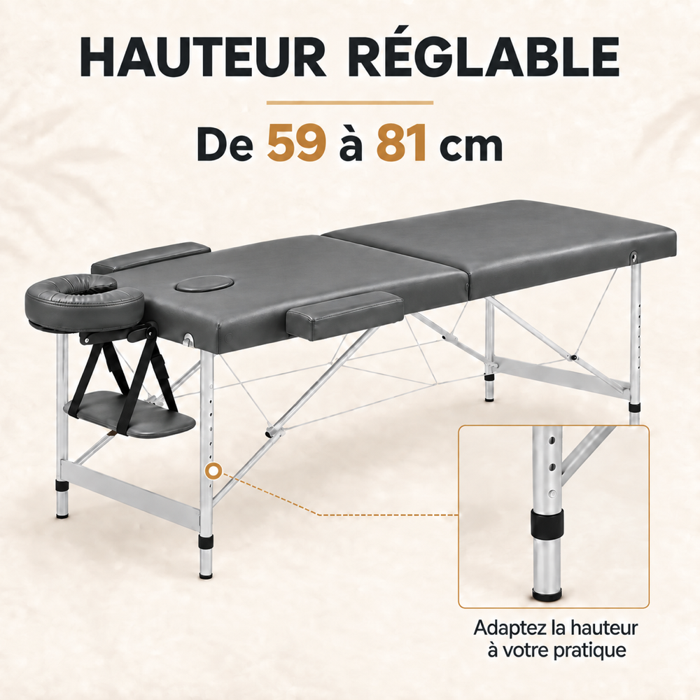 Anthracite | Table de massage