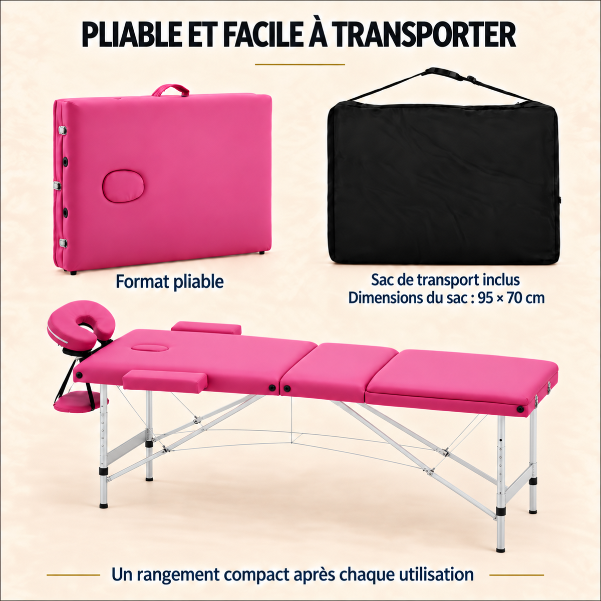 Rose | Table de massage