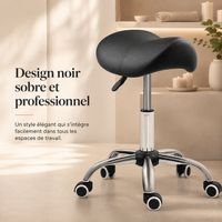 Noir | Tabouret de massage