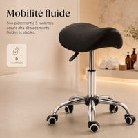 Noir | Tabouret de massage