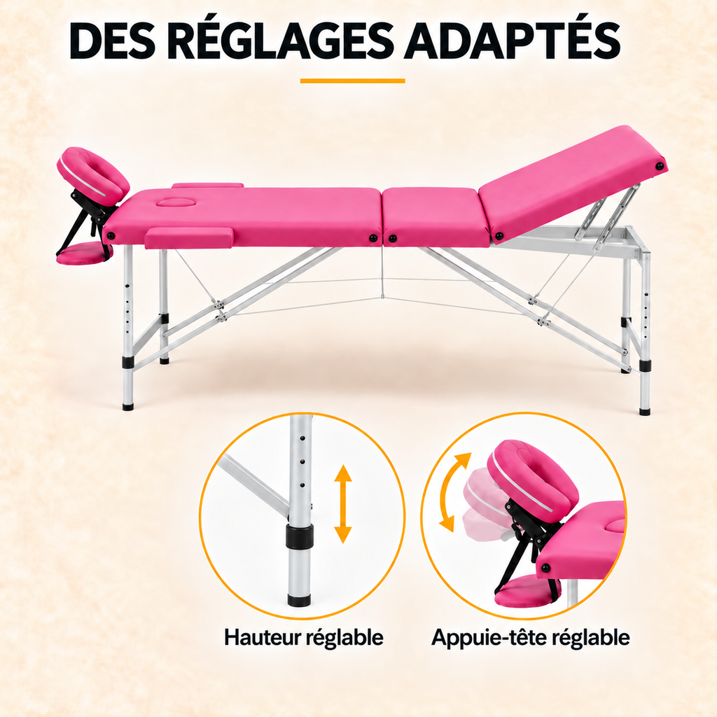 Rose | Table de massage