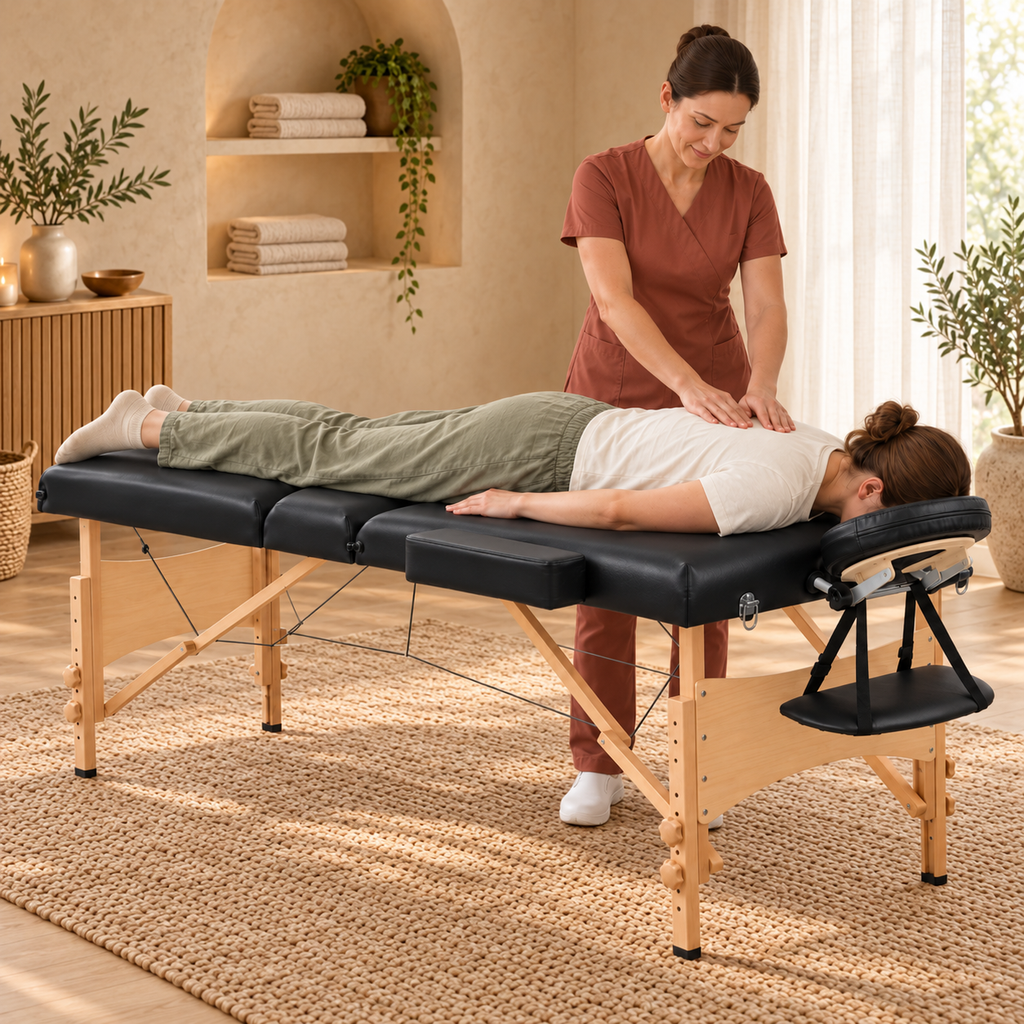 Noir | Table de massage