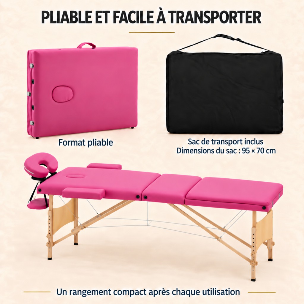 Rose | Table de massage