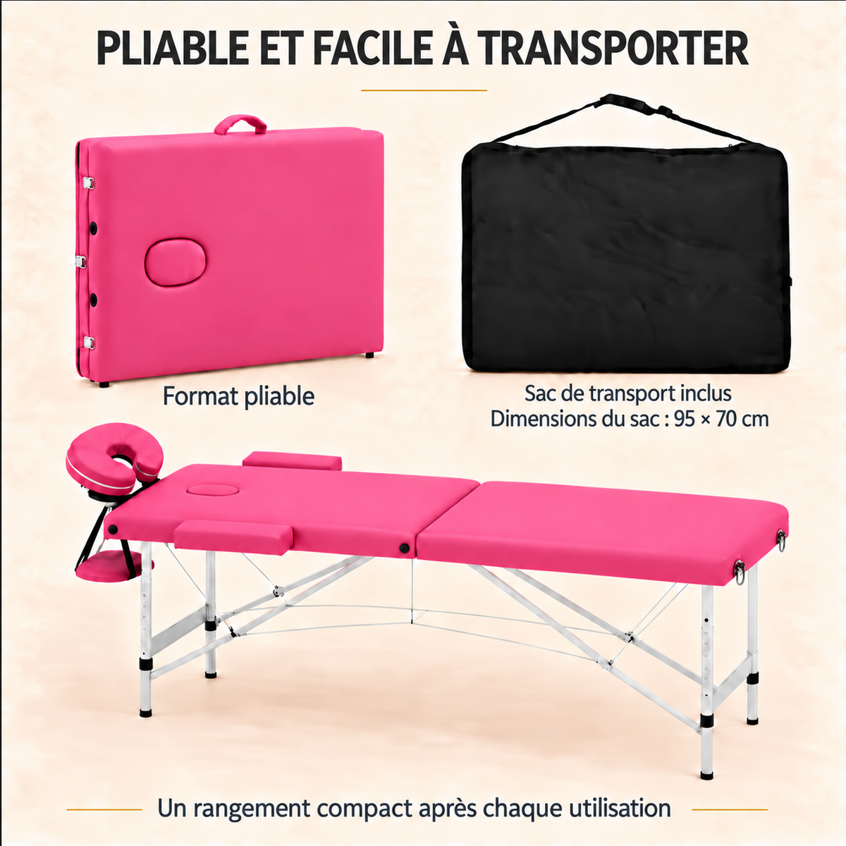 Rose | Table de massage