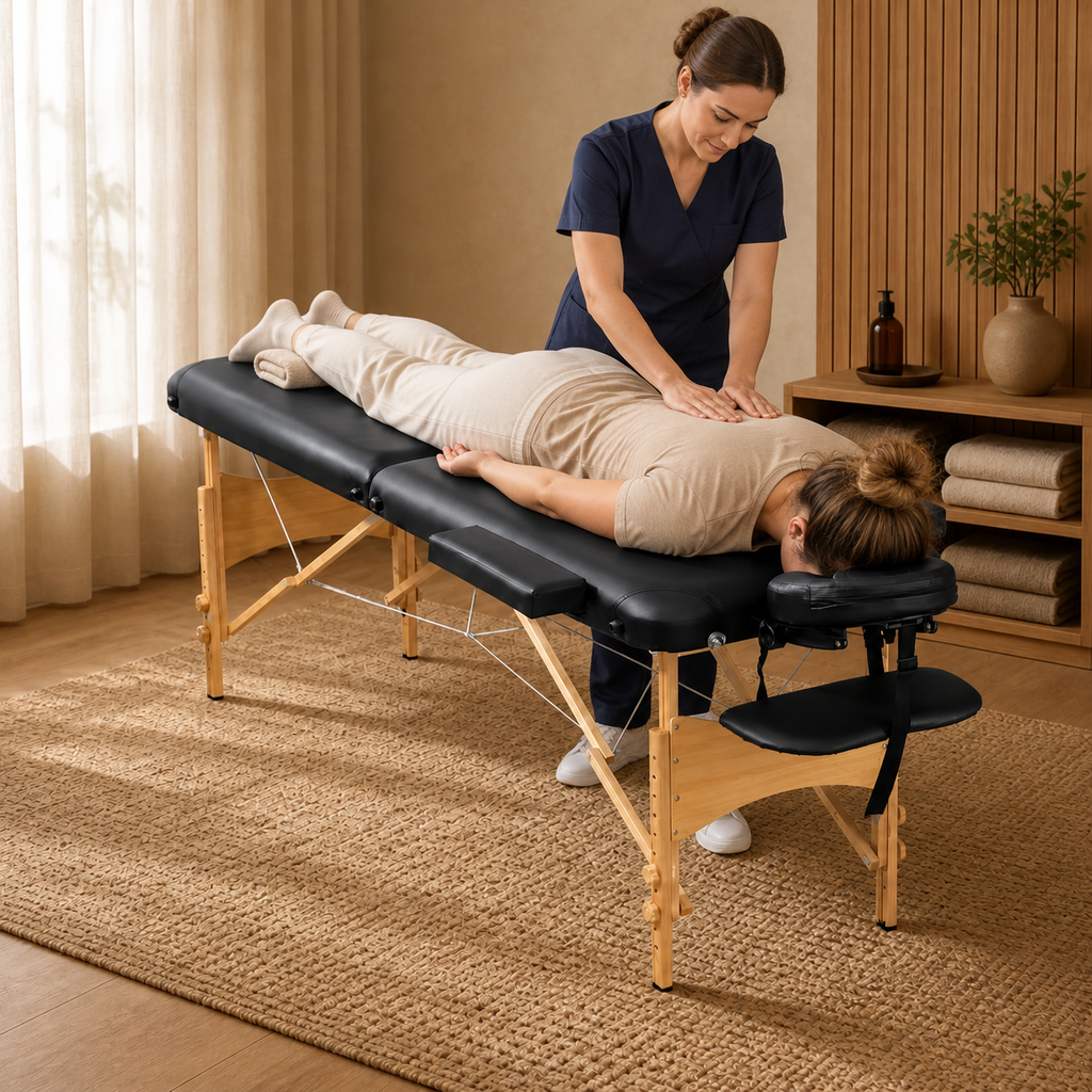 Noir | Table de massage