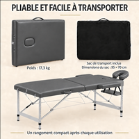 Anthracite | Table de massage