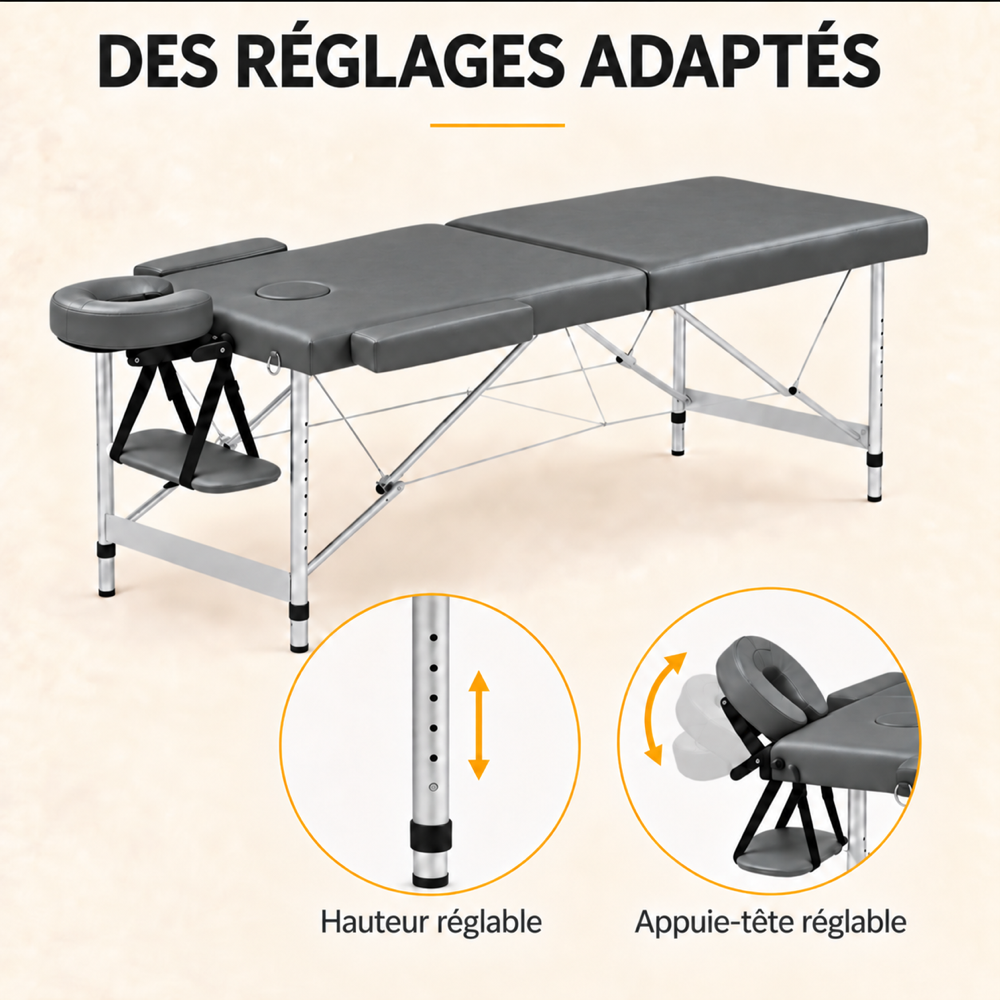 Anthracite | Table de massage
