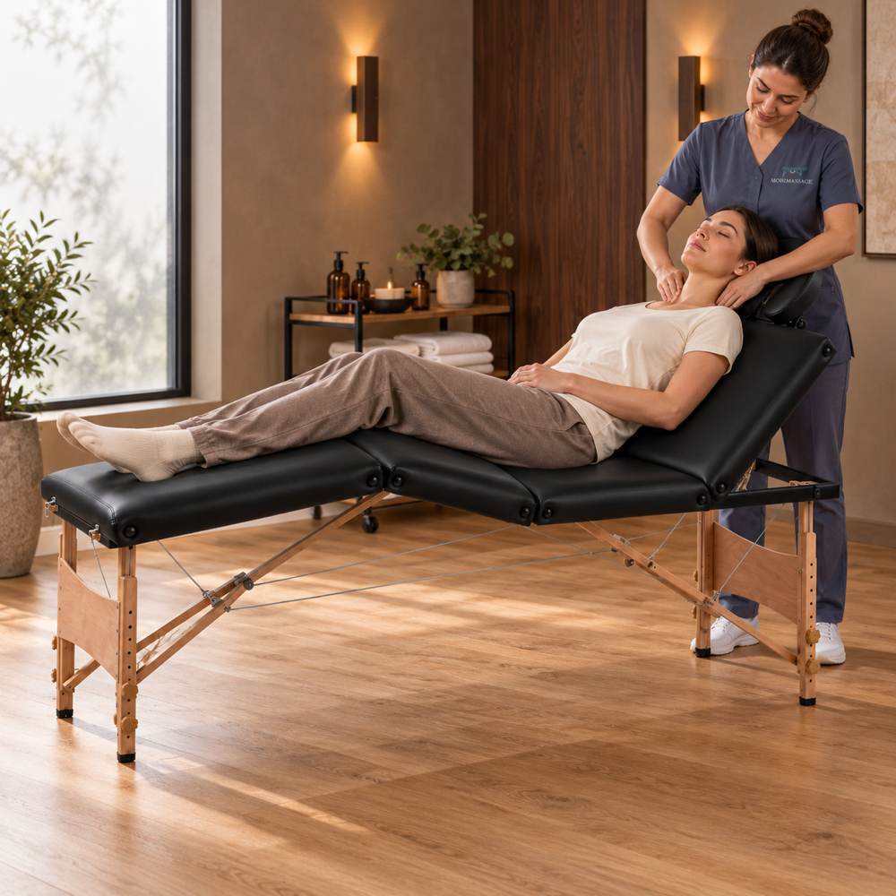Noir | Table de massage
