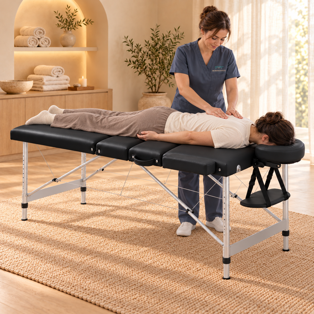Noir | Table de massage