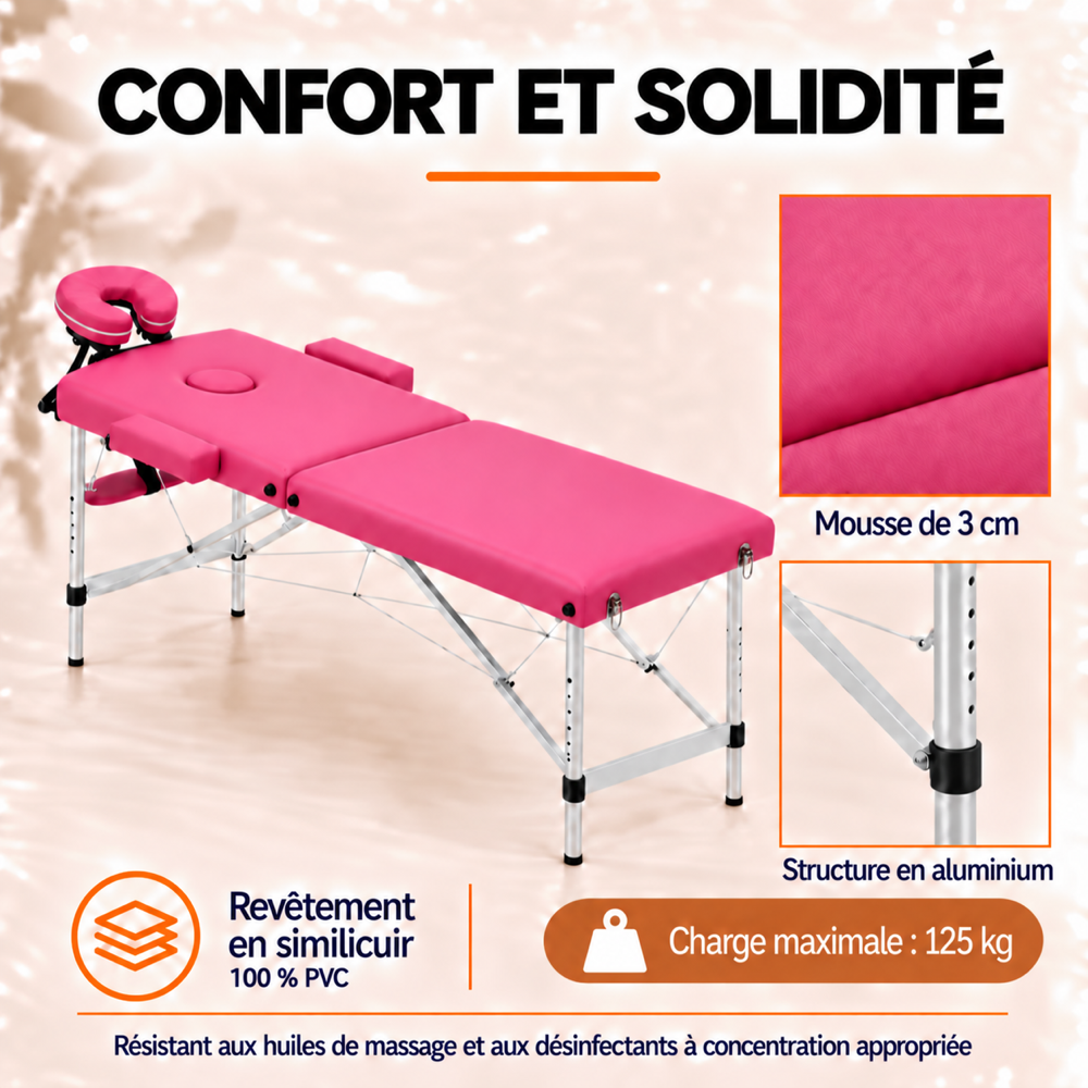 Rose | Table de massage