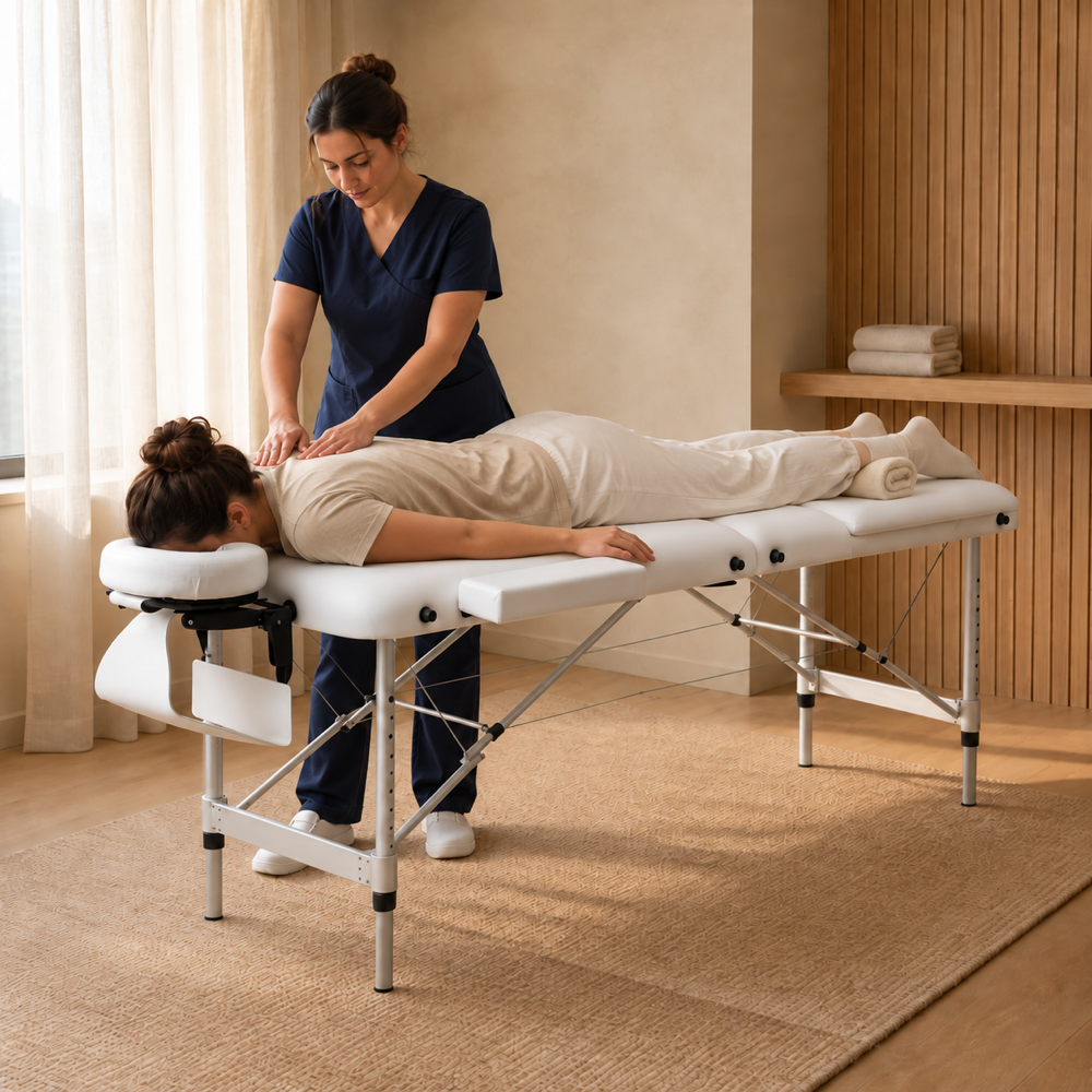 Blanc | Table de massage