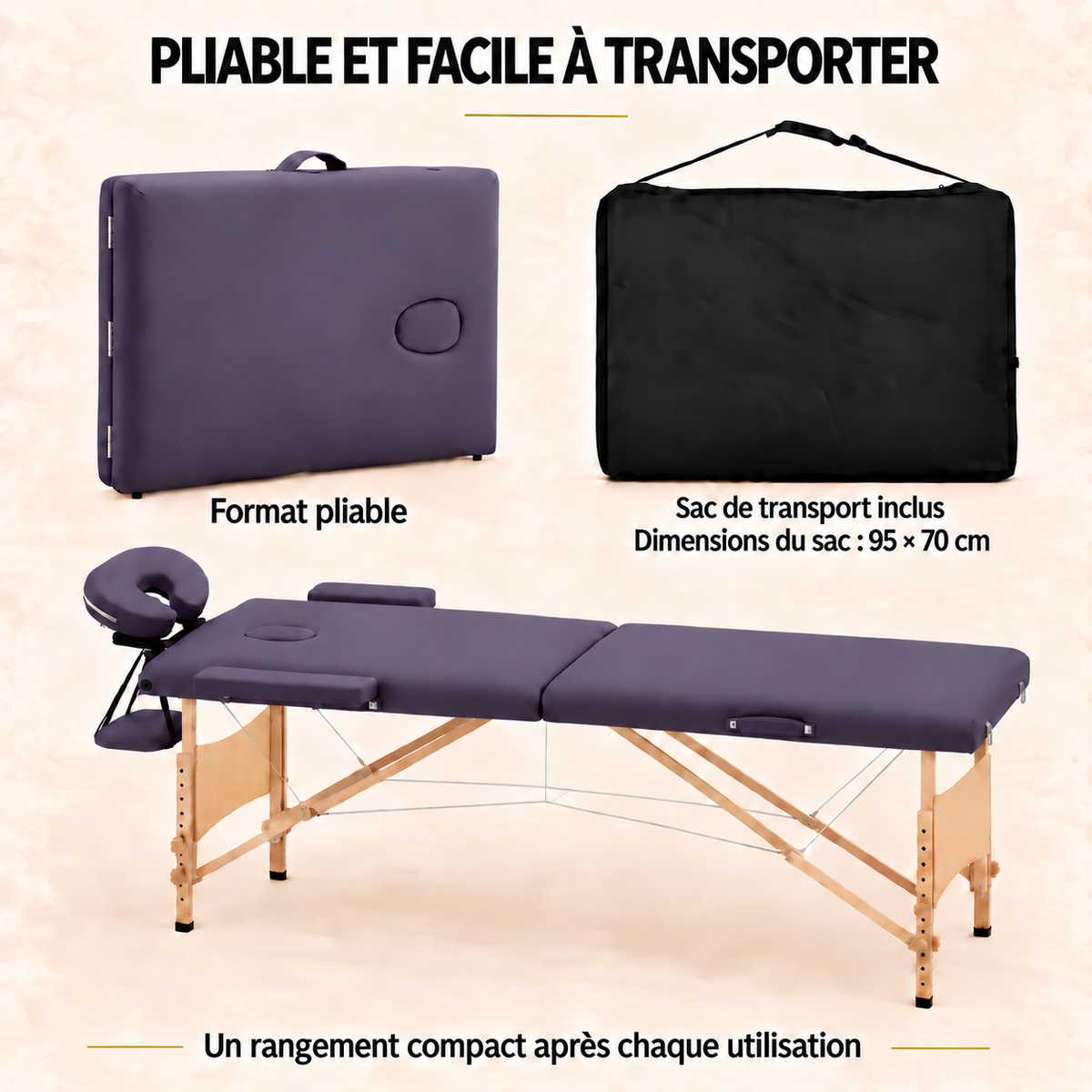Violet | Table de massage